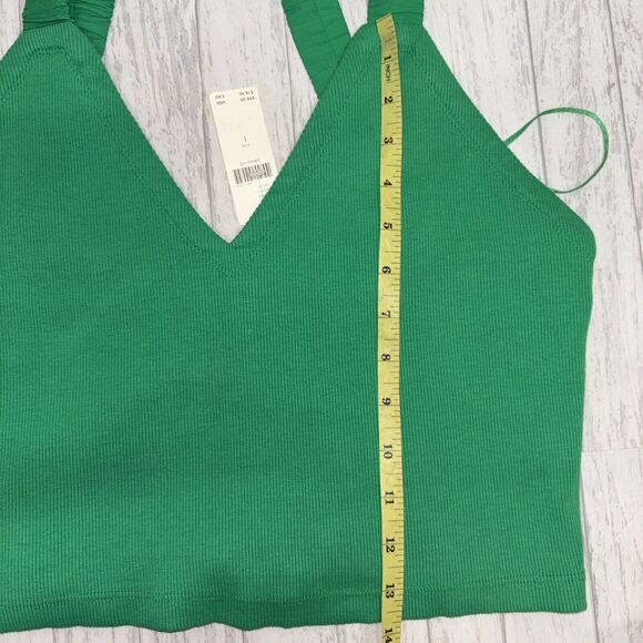 Womens Size L Maeve Anthropologie Strappy Tank Green NWT - Picture 11 of 11